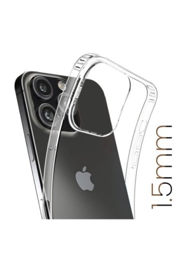 Cover per iPhone 16 Pro Max trasparente - sottile 1 5 mm e anti-urto