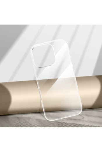Cover per iPhone 16 Pro Max trasparente ultrasottile 0 5 mm e anti-urto