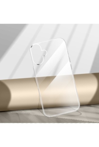 Cover per iPhone 16 trasparente ultrasottile 0 5 mm e anti-urto