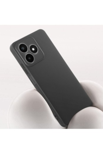 Cover per Realme Note 50 silicone - nera opaca