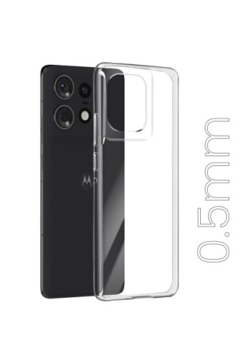 Cover per Motorola Edge 50 Pro trasparente - silicone sottile 0 5 mm
