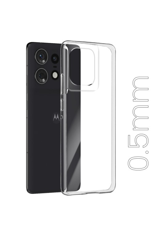 Cover per Motorola Edge 50 Pro trasparente - silicone sottile 0 5 mm