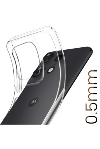 Cover per Motorola Edge 50 Pro trasparente - silicone sottile 0 5 mm