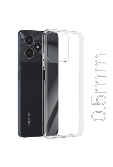 Cover per Realme Note 50 trasparente - silicone sottile 0 5 mm