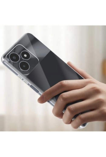 Cover per Realme Note 50 trasparente - silicone sottile 0 5 mm