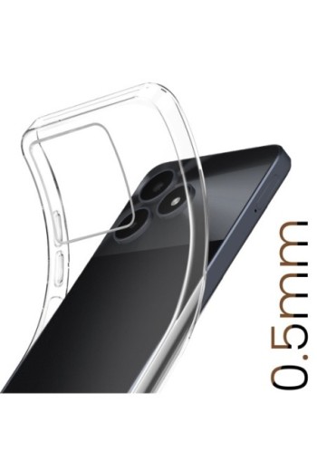 Cover per Realme Note 50 trasparente - silicone sottile 0 5 mm