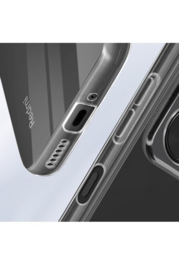 Cover in silicone per Xiaomi Redmi 13 fotocamera protetta - trasparente