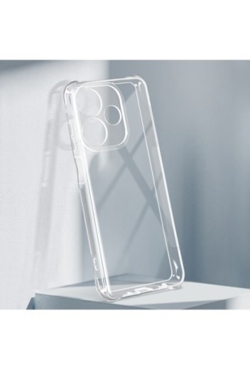 Cover anti-urto per Xiaomi Redmi 13 bumper flessibile - angoli rinforzati trasparente