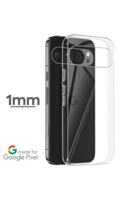 Cover per Google Pixel 9 Pro / 9 silicone sottile 1 mm - trasparente