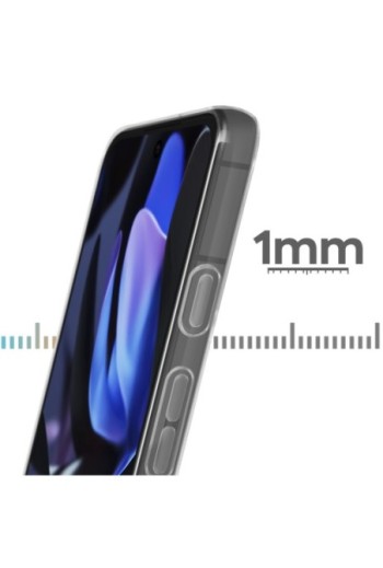 Cover per Google Pixel 9 Pro / 9 silicone sottile 1 mm - trasparente