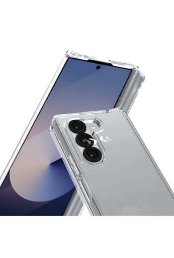 Cover per Samsung Galaxy Z Fold6 rigida bordo flessibile - trasparente