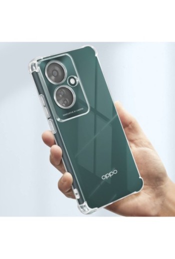 Cover per Oppo Reno 11F anti-urto flessibile - trasparente