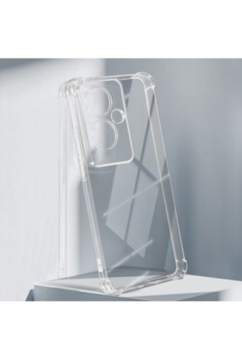 Cover per Oppo Reno 11F anti-urto flessibile - trasparente