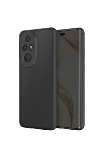 Cover in silicone per Honor 200 Pro - nera mat