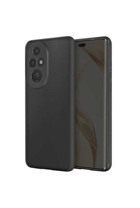 Cover in silicone per Honor 200 Pro - nera mat