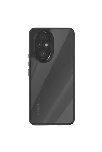 Cover trasparente per Honor 200 Pro - bordo silicone nero