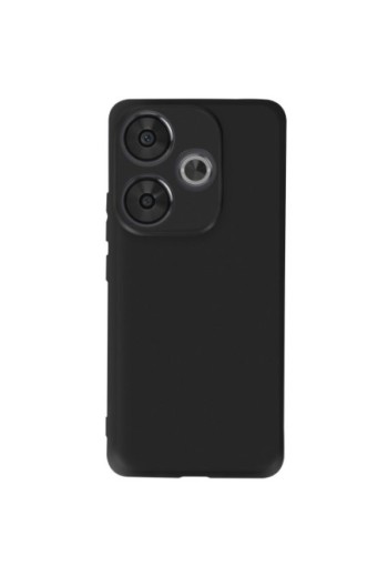 Cover in silicone per Xiaomi Poco F6 - nera mat