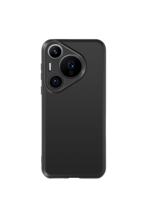 Cover flessibile per Huawei Pura 70 Pro silicone opaco - nera