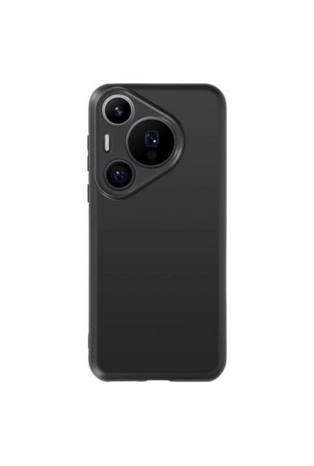 Cover flessibile per Huawei Pura 70 Pro silicone opaco - nera