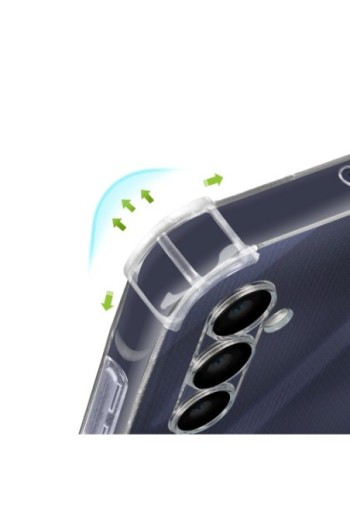 Cover anti-urto per Samsung Galaxy A25 angoli rinforzati Mayaxess - trasparente