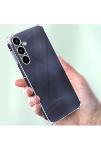 Cover anti-urto per Samsung Galaxy A25 angoli rinforzati Mayaxess - trasparente