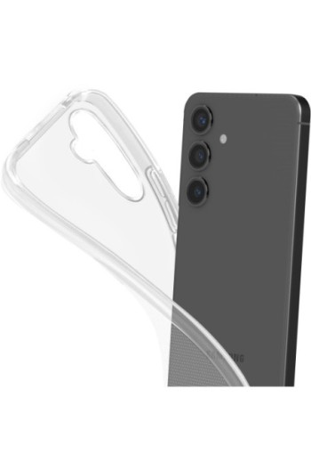 Cover in silicone per Samsung Galaxy A54 protezione flessibile Mayaxess - trasparente