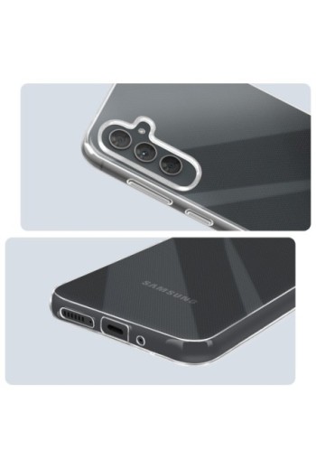 Cover in silicone per Samsung Galaxy A54 protezione flessibile Mayaxess - trasparente