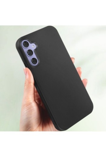 Cover in silicone per Samsung Galaxy A54 Mayaxess protezione flessibile - nera