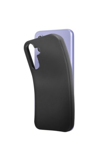 Cover in silicone per Samsung Galaxy A54 Mayaxess protezione flessibile - nera