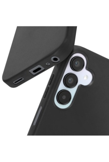 Cover in silicone per Samsung Galaxy A15 Mayaxess protezione flessibile - nera