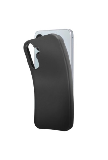 Cover in silicone per Samsung Galaxy A15 Mayaxess protezione flessibile - nera