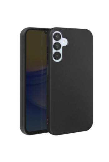 Cover in silicone per Samsung Galaxy A15 Mayaxess protezione flessibile - nera