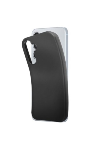 Cover in silicone per Samsung Galaxy A55 Mayaxess protezione flessibile - nera
