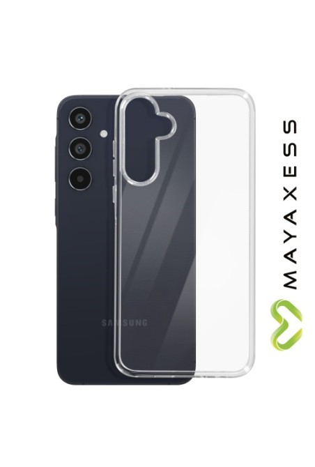 Cover in silicone per Samsung Galaxy A35 protezione flessibile Mayaxess - trasparente