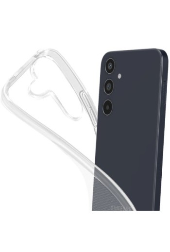 Cover in silicone per Samsung Galaxy A35 protezione flessibile Mayaxess - trasparente