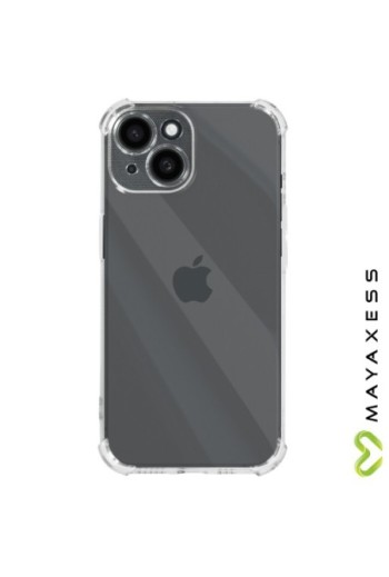 Cover anti-urto per iPhone 15 angoli rinforzati Mayaxess - trasparente