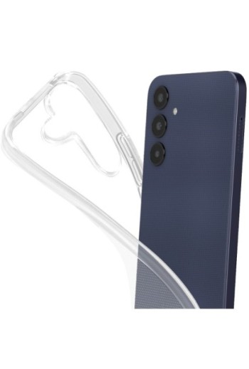 Cover in silicone per Samsung Galaxy A25 protezione flessibile Mayaxess - trasparente