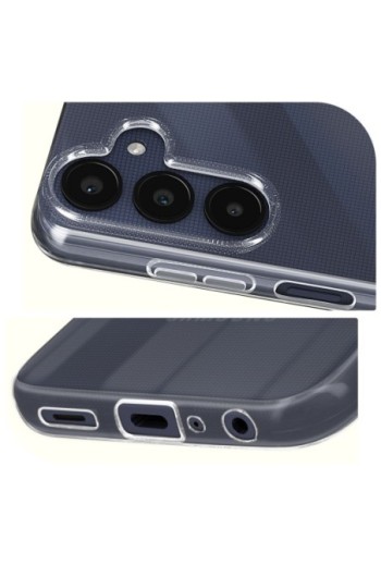 Cover in silicone per Samsung Galaxy A25 protezione flessibile Mayaxess - trasparente