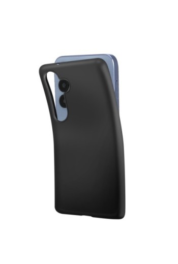 Cover in silicone per Samsung Galaxy A25 Mayaxess protezione flessibile - nera