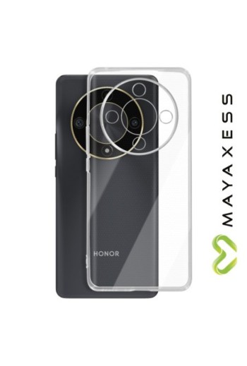 Cover in silicone per Honor Magic 6 Lite protezione flessibile Mayaxess - trasparente