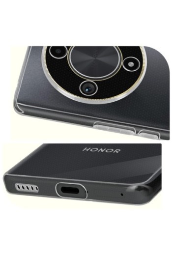 Cover in silicone per Honor Magic 6 Lite protezione flessibile Mayaxess - trasparente