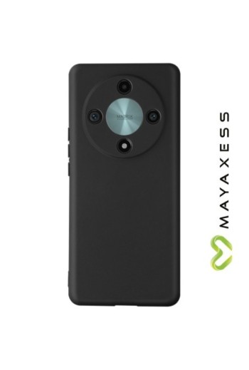 Cover in silicone per Honor Magic 6 Lite Mayaxess protezione flessibile - nera