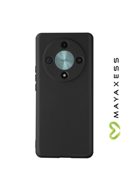 Cover in silicone per Honor Magic 6 Lite Mayaxess protezione flessibile - nera