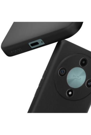 Cover in silicone per Honor Magic 6 Lite Mayaxess protezione flessibile - nera