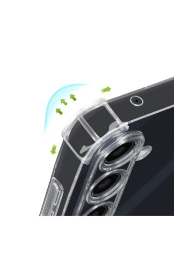 Cover anti-urto per Samsung Galaxy A55 angoli rinforzati Mayaxess - trasparente