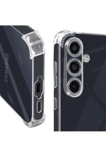 Cover anti-urto per Samsung Galaxy A55 angoli rinforzati Mayaxess - trasparente
