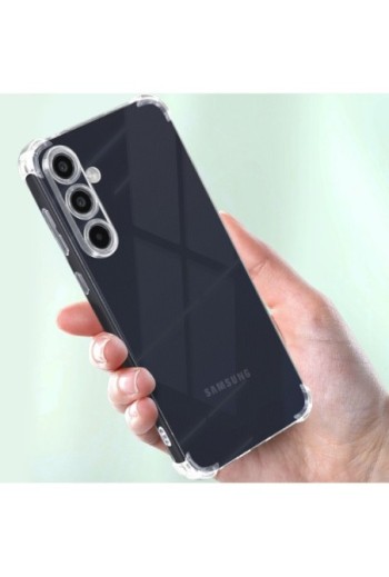 Cover anti-urto per Samsung Galaxy A55 angoli rinforzati Mayaxess - trasparente
