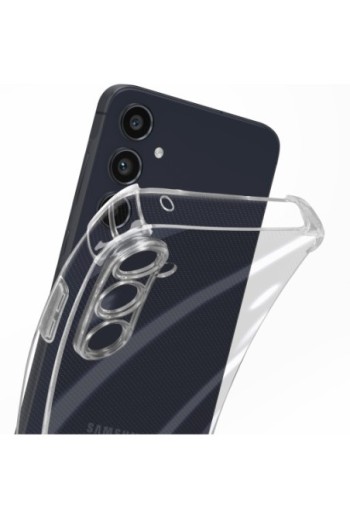Cover anti-urto per Samsung Galaxy A55 angoli rinforzati Mayaxess - trasparente