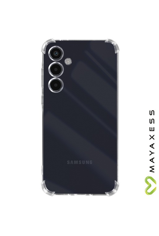 Cover anti-urto per Samsung Galaxy A35 angoli rinforzati Mayaxess - trasparente
