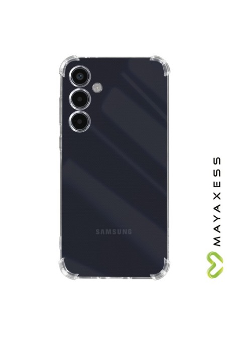 Cover anti-urto per Samsung Galaxy A35 angoli rinforzati Mayaxess - trasparente